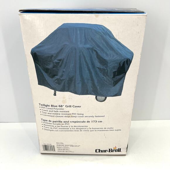 Char-Broil Twilight Blue 68” grill cover universal fit - Picture 2 of 4